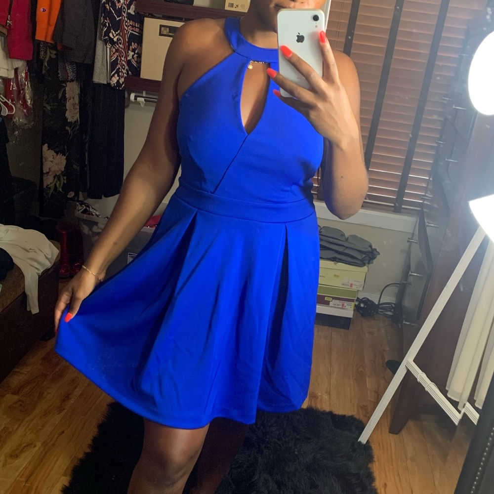 Blue Formal Dress (Fits like a Medium)